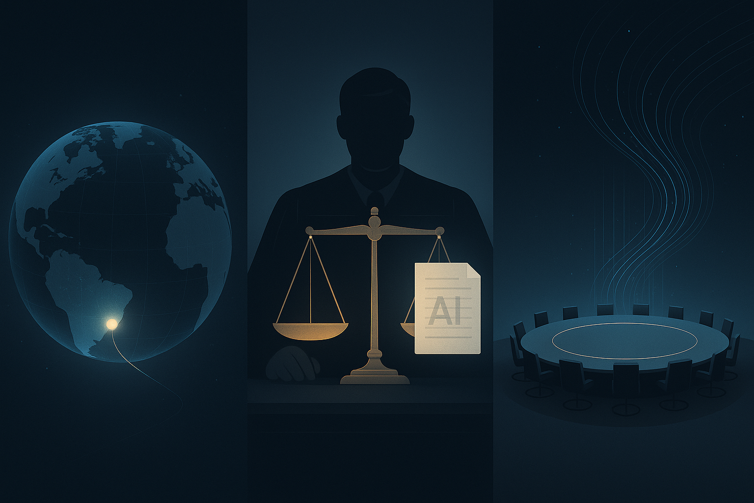 Vertical infographic, professional clean aesthetic with a focus on 'Safety & Truth.' Panel 1: 'Global Access' - A digita